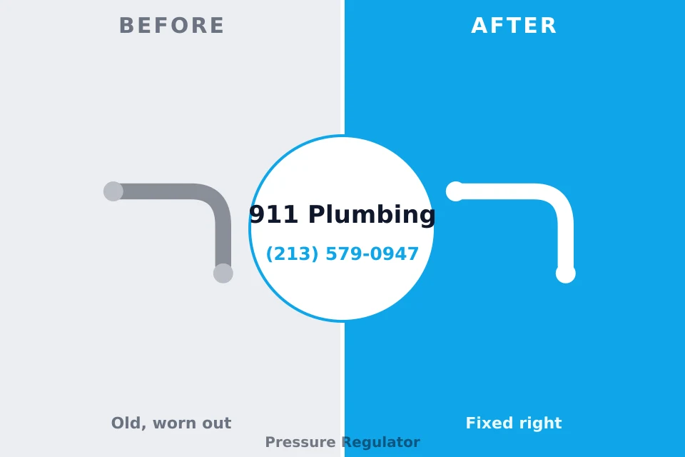 Before and after: plumbing repair Lineville, AL